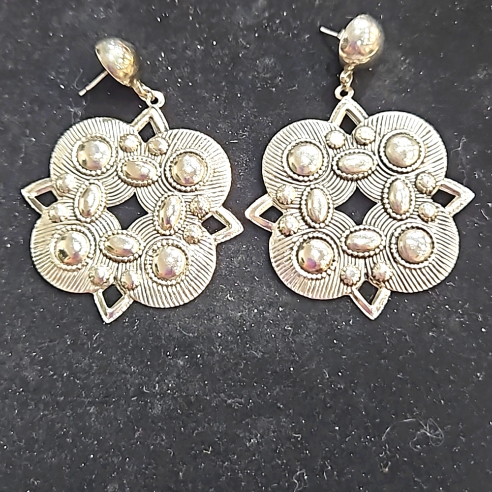 Silver  earrings